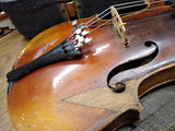Vtg Unbranded Violin Antonius Stradivarius Copy 1/2 West Germany w/Lifton Case