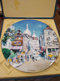 Vtg 1978 Royal Doulton Dong Kingman Plate Montmartre PARIS #954 Of 15,000 w/Box