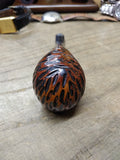 Vtg Unbranded Rusticated Bent Apple Smoking Tobacco Pipe Briar Good Condition!
