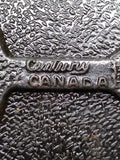 Vtg SECOROC Brass Belt Buckle Century Corp Canada 2.75 x 2.25 inches