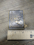Vtg SECOROC Brass Belt Buckle Century Corp Canada 2.75 x 2.25 inches