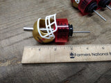 Vtg 4 Pc Lot Captain Morgan Whiskey Football Helmet Liquor Bottle Topper Pourer