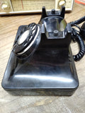 Vtg North Electric Mfg Co Black Table Desk Top Rotary Telephone Made In The USA!