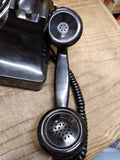 Vtg North Electric Mfg Co Black Table Desk Top Rotary Telephone Made In The USA!