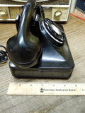 Vtg North Electric Mfg Co Black Table Desk Top Rotary Telephone Made In The USA!