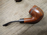 Vtg Whitehall Bent Imported Briar Italy Smoking Tobacco Pipe Stinger Nice Shape!