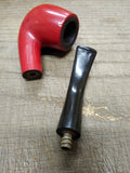Vtg Dr. Grabow Viscount Adjustamatic Red Import Briar Smoking Tobacco Pipe Nice!