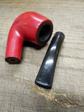 Vtg Dr. Grabow Viscount Adjustamatic Red Import Briar Smoking Tobacco Pipe Nice!