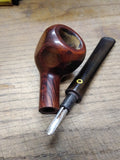 Vtg Yello Bole Imported Briar Honey Cured 6 Panel Smoking Tobacco Pipe w/Stinger
