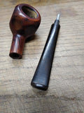 Vtg Yello Bole Imported Briar Honey Cured 6 Panel Smoking Tobacco Pipe w/Stinger