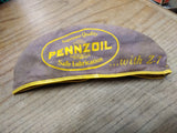 Vtg Pennzoil Service Station Mechanics Hat Cap Oil Gas Garage 50's Z-7Man Cave!