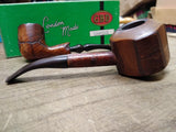 Vtg ROPP De Luxe 804 Half Bent Cherrywood France Smoking Tobacco Pipe