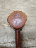 Vtg ROPP De Luxe 804 Half Bent Cherrywood France Smoking Tobacco Pipe