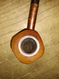 Vtg ROPP De Luxe 804 Half Bent Cherrywood France Smoking Tobacco Pipe