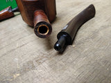 Vtg ROPP De Luxe 804 Half Bent Cherrywood France Smoking Tobacco Pipe