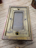 Vtg Emergency Elevator Door Key For Fire Department Emergency Use Metal Wall Box