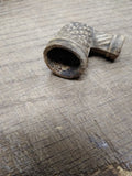 Vtg Pamplin White Clay Fancy Smoking Tobacco Trade Elbow Pipe Dug Nice Shape!