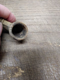 Vtg Pamplin White Clay Fancy Smoking Tobacco Trade Elbow Pipe Dug Nice Shape!
