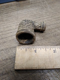 Vtg Pamplin White Clay Fancy Smoking Tobacco Trade Elbow Pipe Dug Nice Shape!