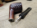 Vtg Willard Imported Briar Rusticated Smoking Tobacco Pipe w/Stinger!