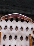 Vtg 1/10 12K Gold Filled Frameless Wire Eye Glasses Good Shape!