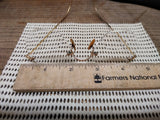 Vtg 1/10 12K Gold Filled Frameless Wire Eye Glasses Good Shape!