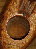 Vtg Never Smoked Genuine Briar Hand Carved Horse Figural Bent Smoking Pipe Nice!