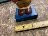 Original Vtg 1962 Notre Dame Fighting Irish Nodder Bobblehead Sq Base Football!