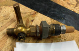 Vtg Harley Knucklehead Panhead Flathead Petcock Fuel Shutoff Valve Gas tank bras