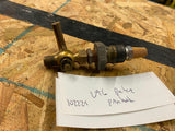 Vtg Harley Knucklehead Panhead Flathead Petcock Fuel Shutoff Valve Gas tank bras