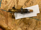 Vtg Harley Knucklehead Panhead Flathead Petcock Fuel Shutoff Valve Gas tank bras