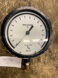 Ashcroft 05 Test Gauge 15 psi Bronze tube 6 1/2 Face linearity hysteresis Indust