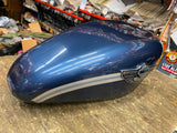 HARLEY 2003 Sportster 100th Anniversary OEM Gunmetal Blue Emblems Fuel Gas Tank