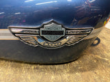 HARLEY 2003 Sportster 100th Anniversary OEM Gunmetal Blue Emblems Fuel Gas Tank