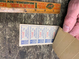 Vtg Teens Oil Gas Coupon Advertising Sign Can Service station Franklin Pa Refine