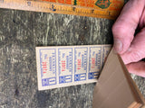 Vtg Teens Oil Gas Coupon Advertising Sign Can Service station Franklin Pa Refine