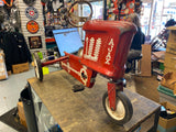 Vtg Murray Ajax Pedal Tractor Car 1950's Chain Drive Ohio Red Unrestored Rare!