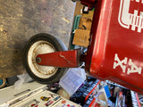 Vtg Murray Ajax Pedal Tractor Car 1950's Chain Drive Ohio Red Unrestored Rare!