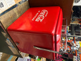 Vtg Original Box Coca Cola Cooler Quaker State Gas Station Collectible Minty!