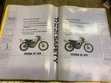 Vtg 1972 1973 Honda XL 250 Book cover Acc Collectible Sign poster Advertising OE