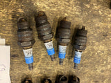 Vtg 1920's Blue Crown Spark Plugs E9 Set of 8 Lot Auto Indy Car Performance