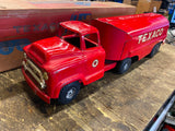 Vtg1950’s BUDDY L Pressed Steel Texaco Tanker Tin Toy Truck Original Box gas oil