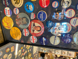 Vtg Election Pin collection 1911 Woodrow Wilson Kefauver Coolidge Landon Dewey