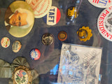 Vtg Election Pin collection 1911 Woodrow Wilson Kefauver Coolidge Landon Dewey