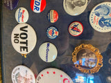 Vtg Election Pin collection 1911 Woodrow Wilson Kefauver Coolidge Landon Dewey