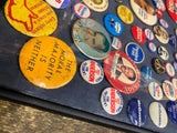 Vtg Election Pin collection 1911 Woodrow Wilson Kefauver Coolidge Landon Dewey