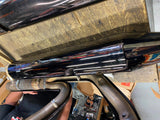Black Chrome Exhaust Pipes Mufflers Khrome Werks 4.5 Slip on mufflers Harley M8