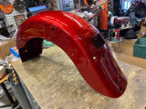 Harley 99-08 FLH Touring Rear Fender Red Pinstriped Glide Ultra classic Nice!