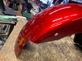Harley 99-08 FLH Touring Rear Fender Red Pinstriped Glide Ultra classic Nice!