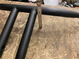 WILD 1 CHUBBY 8" PHSYCO DRAG T BAR BLACK HARLEY HANDLEBARS SOFTAIL DYNA SPORTSTE